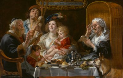 As the Old Sang, So Pipe the Young by Jacob Jordaens