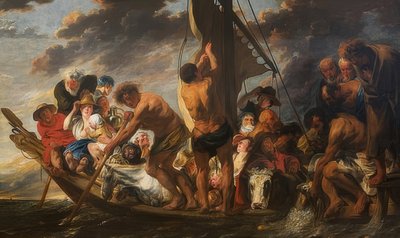 The Tribute Money. The Miraculous Draught of Fishes. (also: Ferry to Antwerp). c. 1623 by Jacob Jordaens