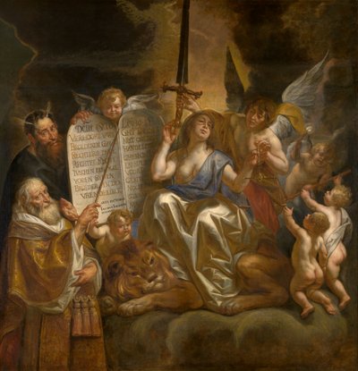 Human Law Founded on the Divine Justice by Jacob Jordaens