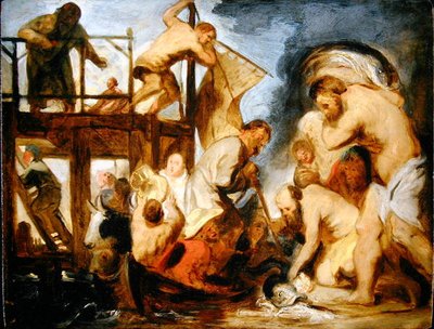 Sketch for St. Peter Finding the Tribute Money in the Fish