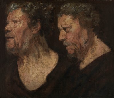 Studies of the Head of Abraham Grapheus, c.1620-21 by Jacob Jordaens