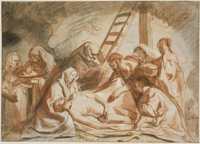 The Washing and Anointing of the Body of Christ by Jacob Jordaens