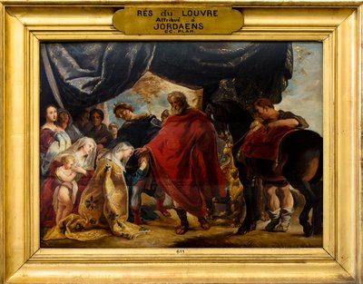 The Family of Darius Before Alexander by Jacob Jordaens