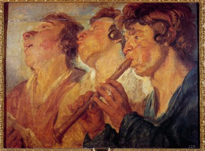 Three Travelling Musicians by Jacob Jordaens