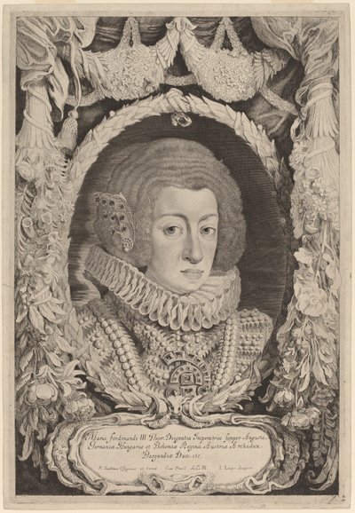Maria Anna of Spain by Jacob Louis after Pieter Claesz Soutman