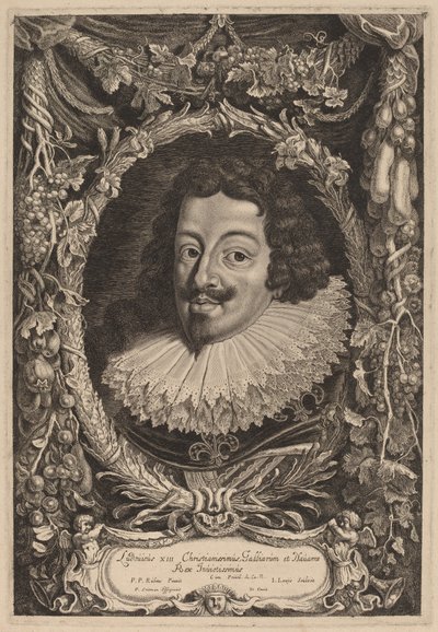 Louis XIII, King of France by Jacob Louis after Sir Peter Paul Rubens
