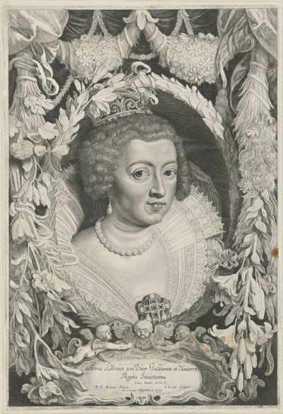 Portrait of Anna of Austria (House of Habsburg Emperors) by Jacob Louys
