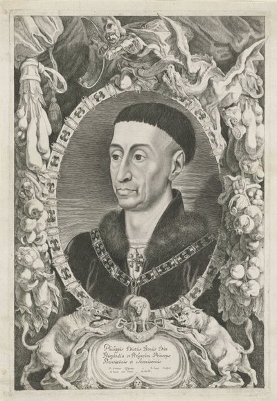 Portrait of Philip the Good (Duces Burgundiae series) by Jacob Louys