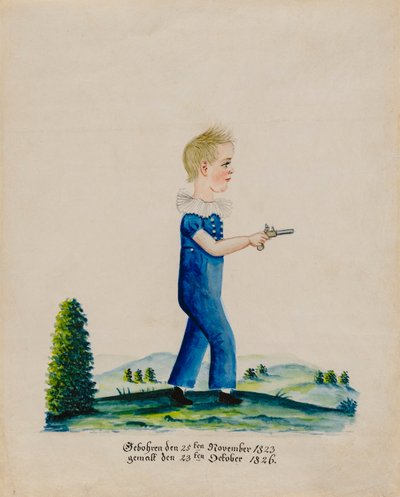Portrait of Edward Musser by Jacob Maentel