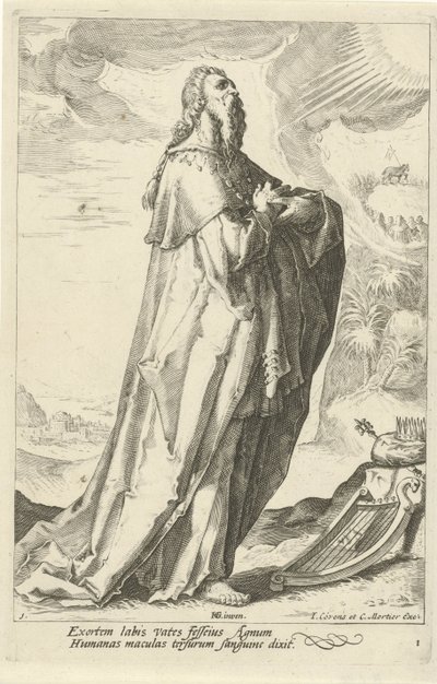 David by Jacob Matham (attributed to)
