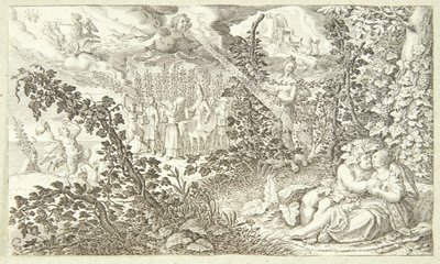 Bacchus and Ariadne by Jacob Matham