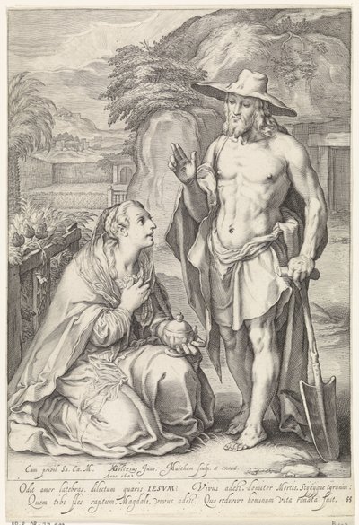Christ Appears to Mary Magdalene (Noli me tangere) by Jacob Matham