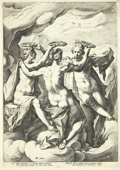 The Three Graces by Jacob Matham