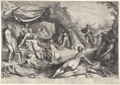 Diana and Actaeon by Jacob Matham