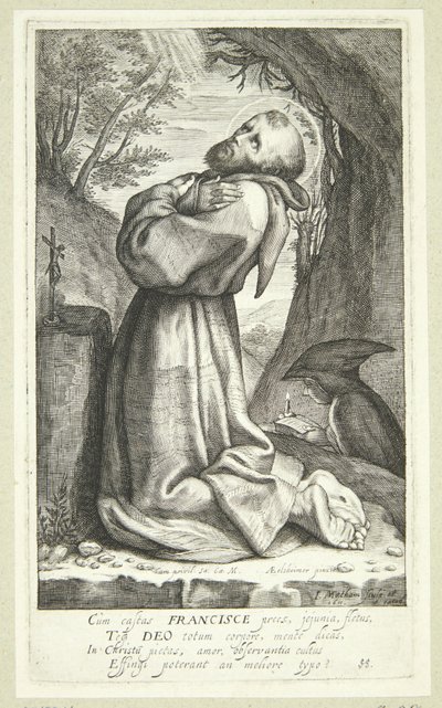 Francis of Assisi by Jacob Matham