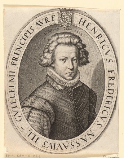Frederick Henry, Prince of Orange in 1602 by Jacob Matham