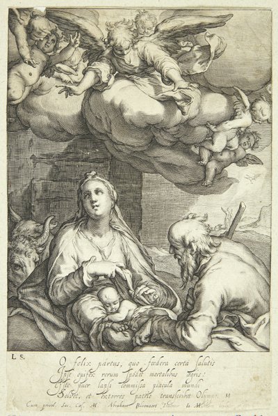 The Birth of Jesus by Jacob Matham