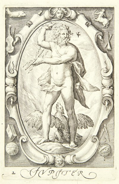 Jupiter by Jacob Matham