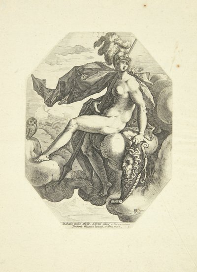 Minerva by Jacob Matham