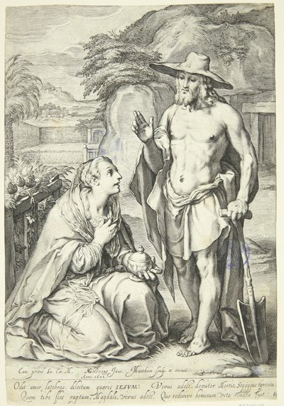Noli me tangere by Jacob Matham