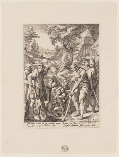 The Penitence of the Prodigal Son, from The History of the Prodigal Son by Jacob Matham