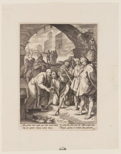 The Return of the Prodigal Son, from The History of the Prodigal Son by Jacob Matham