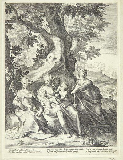 Faith, Hope, and Love by Jacob Matham