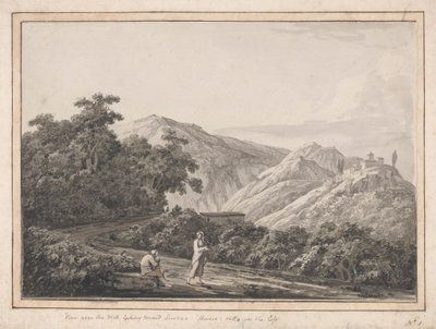 View Near the Mill Looking Toward Licenza: Horace
