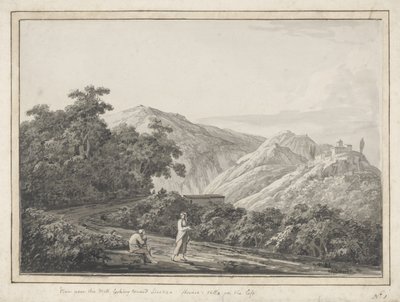 View near the Mill Looking Toward Licenza: Horace