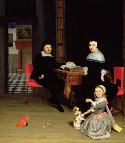 Portrait of a Family by Jacob Lucasz Ochtervelt