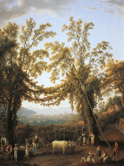 Autumn, harvest near Sorrento by Jacob Philippe Hackert