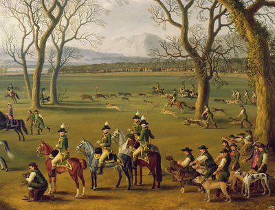 Hunting Wild Boar by Jacob Philippe Hackert