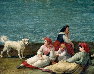 Peasants of Barletta, Italy (detail) by Jacob Philippe Hackert