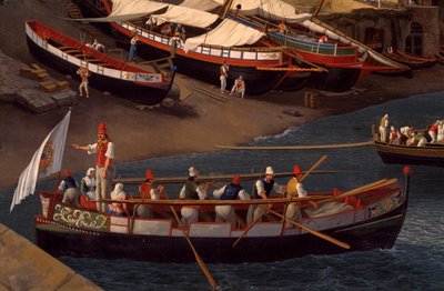 View of the Small Marina at Sorrento by Jacob Philippe Hackert