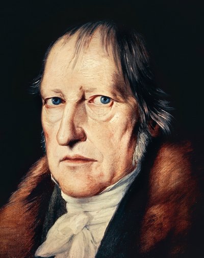 Portrait of Georg Wilhelm Friedrich Hegel by Jacob Schlesinger