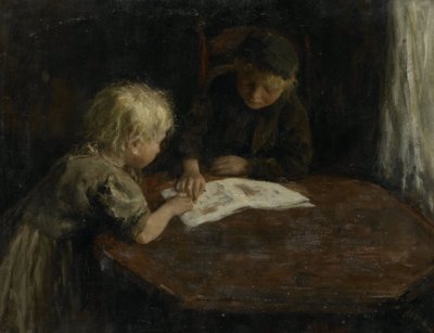 Children with a Picture-book by Jacob Simon Kever