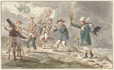Caricature of Napoleon I Bonaparte