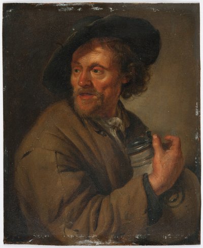 Man Holding a Jug by Jacob Toorenvliet
