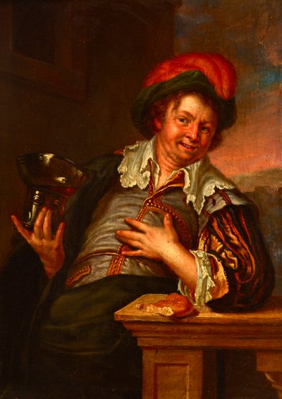 Man with a Goblet by Jacob Toorenvliet