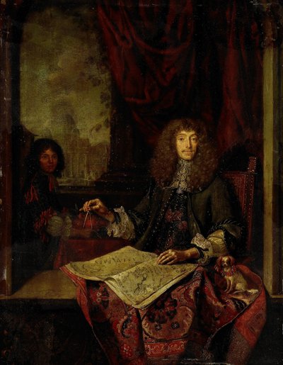 Portrait of Carel Quina (1622-89), Knight of the Holy Sepulchre and Amsterdam-born Explorer of Asia by Jacob Toorenvliet