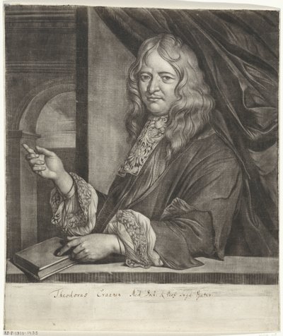 Portrait of Theodorus Craanen by Jacob Toorenvliet