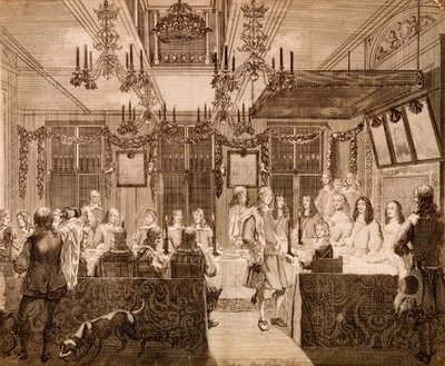 The Great Feast of the Estates of Holland made to the King and to the Royal Family, 1660 by Jacob Toorenvliet