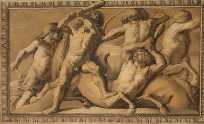 Hercules Slays the Centaurs by Jacob Van Campen