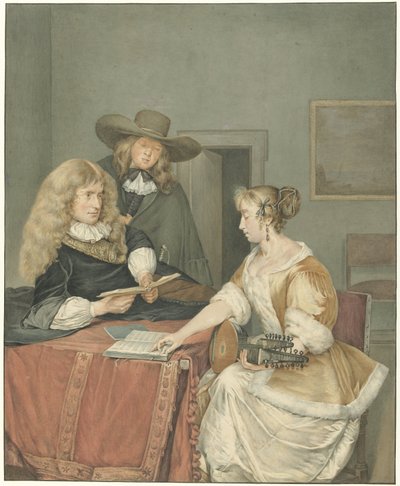 Musical Company by Jacob Willemz. de Vos