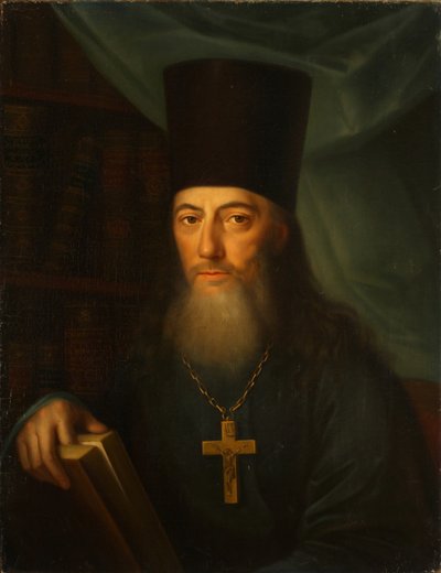 Portrait of the writer Ioann Ioannovich Krasovsky, 1746-1811 by Jacob Zalessky