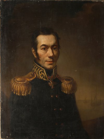 Portrait of the Writer Platon Yakovlevich Gamaleya, 1766-1817, 1821 by Jacob Zalessky