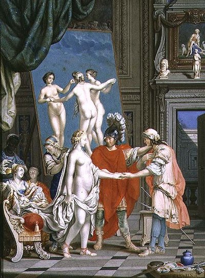 Alexander the Great introducing Campaspe to Apelles by Jacob Ziegler