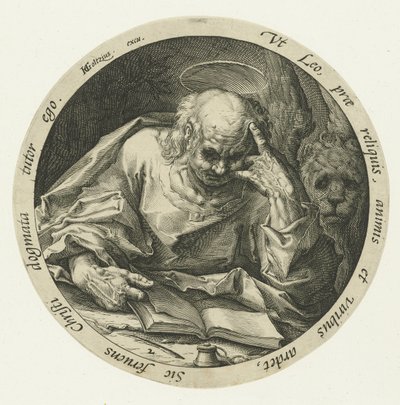 Evangelist Mark (The Four Evangelists) by Jacob de Gheyn (II) (attributed to)