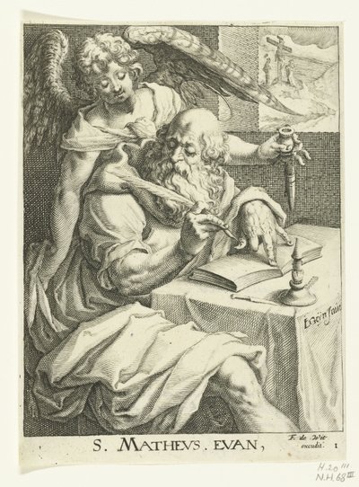 Evangelist Matthew (The Four Evangelists) by Jacob de Gheyn (II) (workshop of)