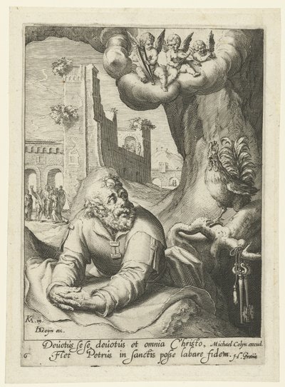 Peter as a Penitent Sinner by Jacob de Gheyn (II) (workshop of)